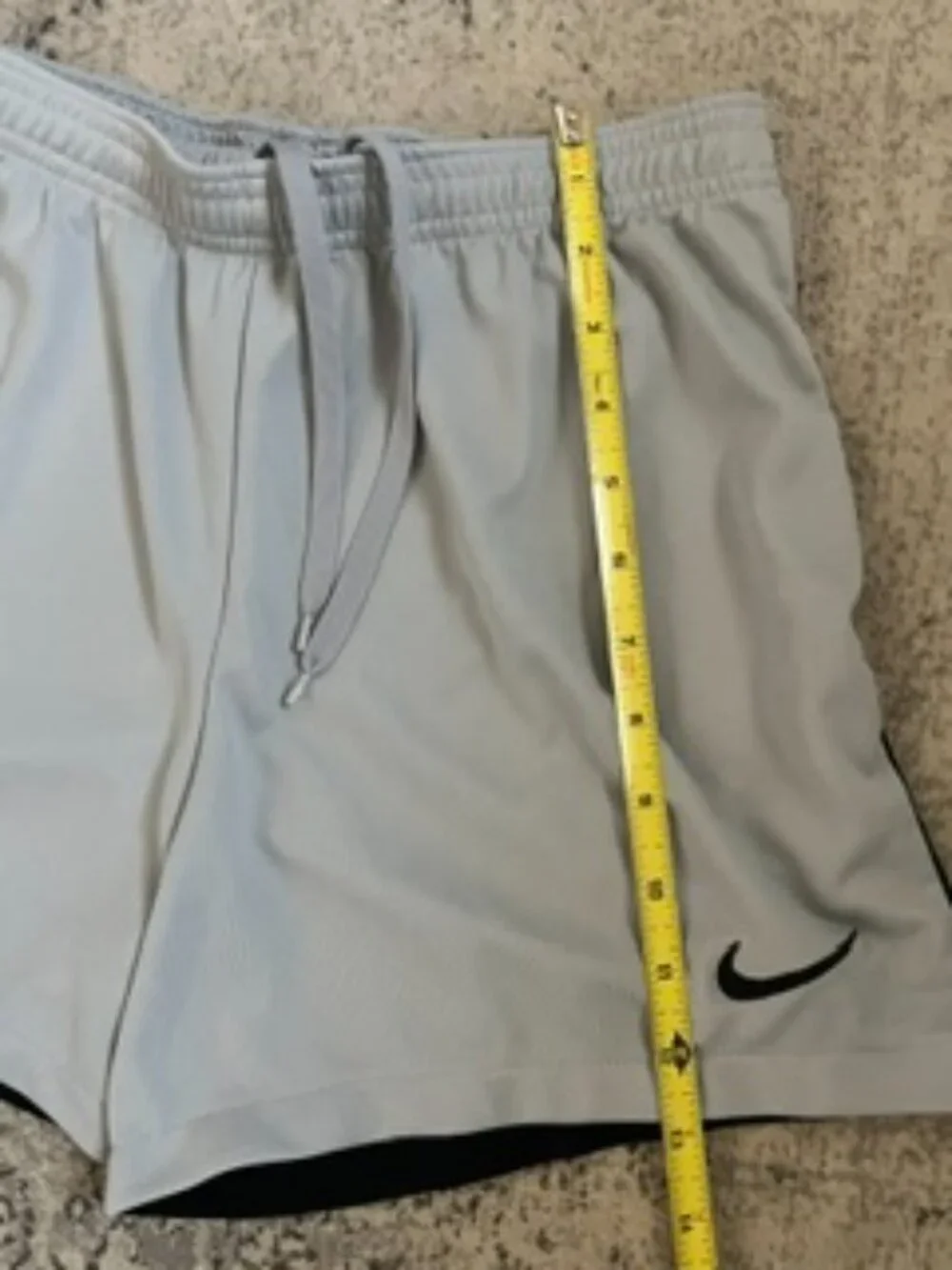 🧡3/$15 NIKE Dri-Fit Slim Fit SURF Gray Shorts S